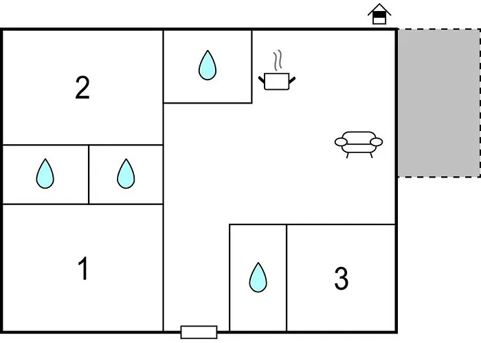 Three-bedroom In Apartament *